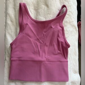 lululemon power pivot ribbed tank top
